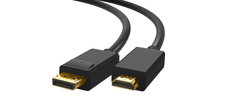 DLH DY-TU5369B câble vidéo et adaptateur 2 m HDMI Type A (Standard) DisplayPort Noir