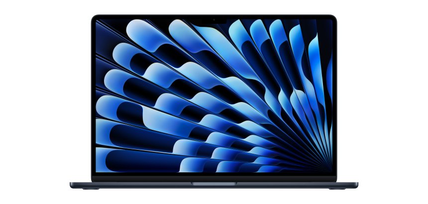 Apple MacBook Air Apple M M4 Ordinateur portable 38,9 cm (15.3") 16 Go 512 Go SSD Wi-Fi 6E (802.11ax) macOS Sequoia Marine