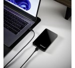 Intenso Portable Hard Drive (2.5 inch), 500 GB, 5400 RPM, 8 MB Cache, USB 3.0, certified refurbished, black