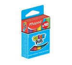 Craie pour tableau COLOR'PEPS, rond, assorti