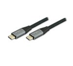 MCL MC1C99A003C1032 câble USB USB 3.2 Gen 2 (3.1 Gen 2) 2 m USB C 10 Gbit/s 60 W Noir