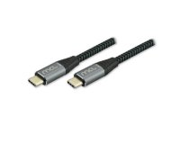 MCL MC1C99A003C1032 câble USB USB 3.2 Gen 2 (3.1 Gen 2) 2 m USB C 10 Gbit/s 60 W Noir