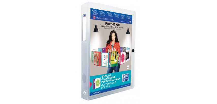 Boite de rangement POLYVISION, A4, PP