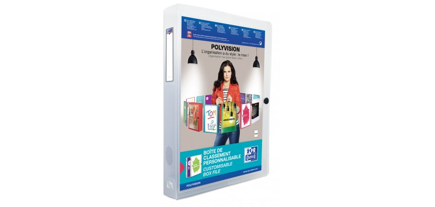 Boite de rangement POLYVISION, A4, PP