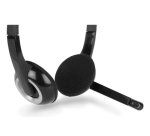 Hamlet HHEADMJK headphones/headset Wired Head-band Office/Call center Black