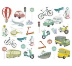 Mini stick maildor 21x16cm 12 themes varies sachet 48       planches 1692 unites