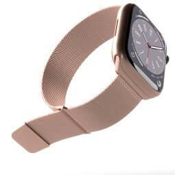 SBS Bracelet pour montre PURO band Apple Watch Rose  boîtier 38-40-41 mm