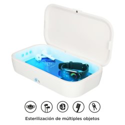 Chargeur induction sans fil + box stérilisateur UV DCLBOX