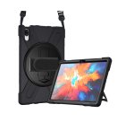 DLH Coque renforcee avec bandouliere, poignee rotative et pied support pour Lenovo Tab P11 Pro 11.5" (ZA7R, ZA7X, TB-J606, TB-J606F, TB-J606X..)
