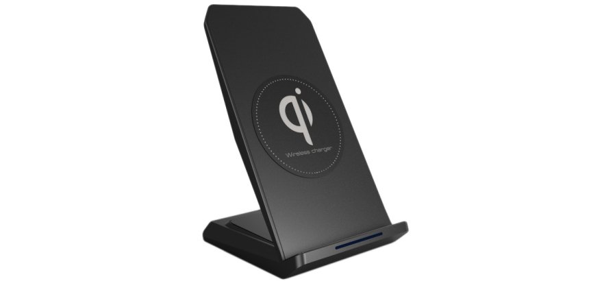 DLH Stand de charge sans fil induction pour smartphone 15W max USB