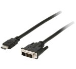 DLH Cable HDMI male - DVI-D male 1.8m noir
