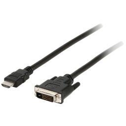 DLH CABLE HDMI MALE - DVI-D MALE 1.8M NOIR