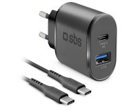SBS Chargeur secteur 18W type C