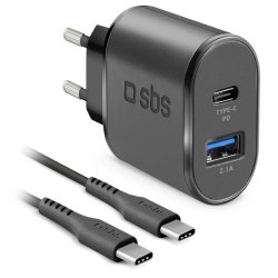 SBS Chargeur secteur 18W type C