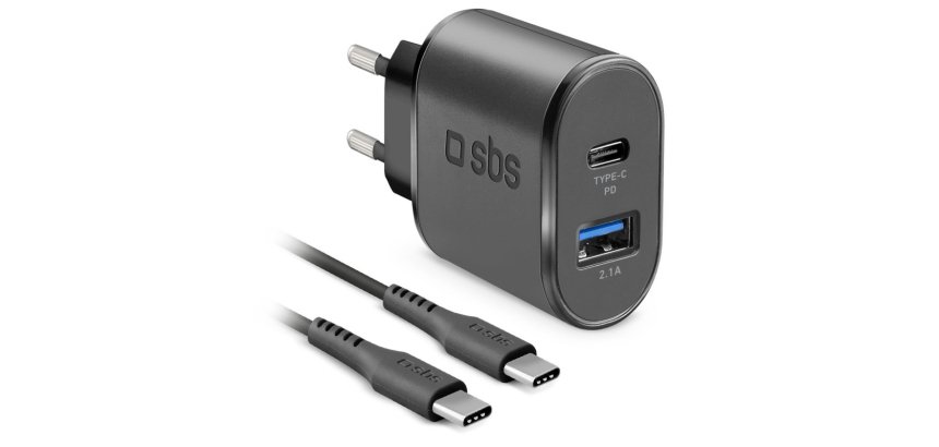 SBS Chargeur secteur 18W type C