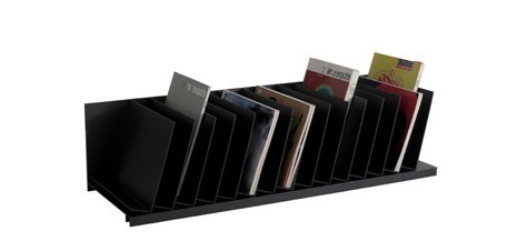 Trieur incline paperflow 14 cases fixes polystyrene       largeur case 45mm             802x310x206mm coloris noir