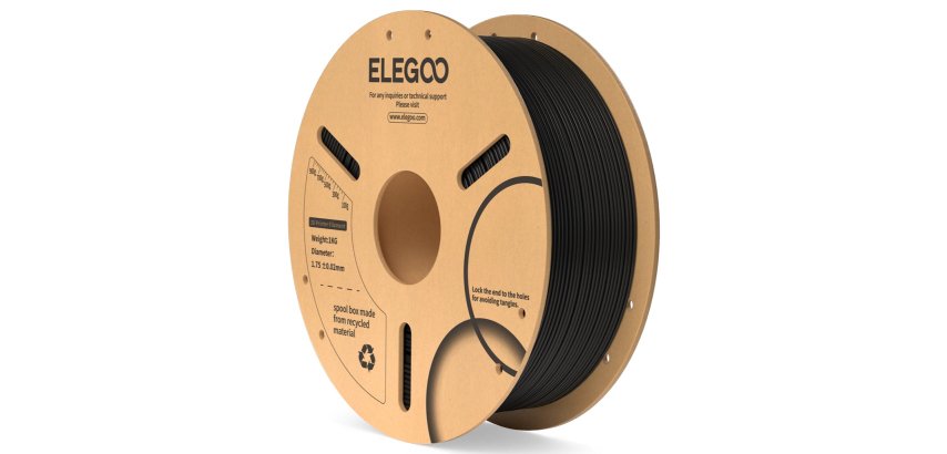 Elegoo PLA Polymilchsäure (PLA) Schwarz 1 kg