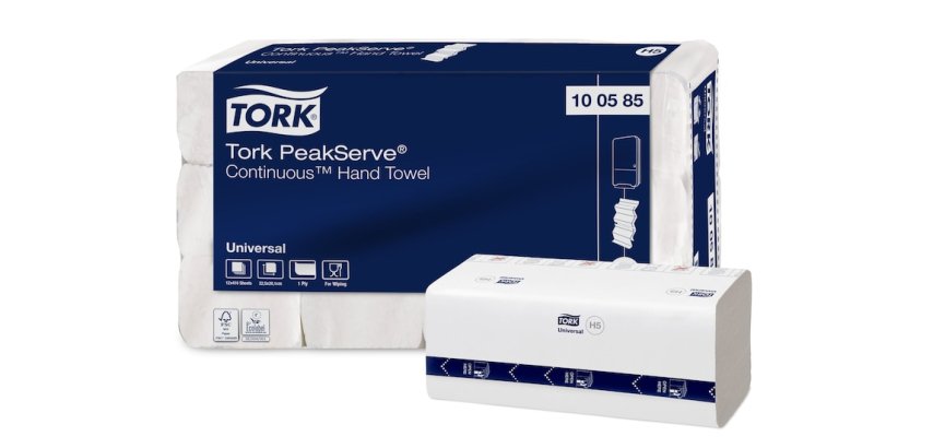 TORK PeakServe Essuie-mains continu, 201 x 225 mm, blanc