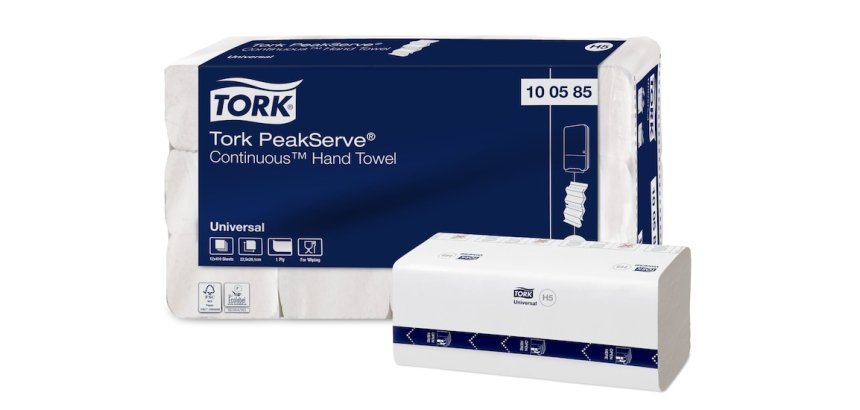 TORK PeakServe Essuie-mains continu, 201 x 225 mm, blanc