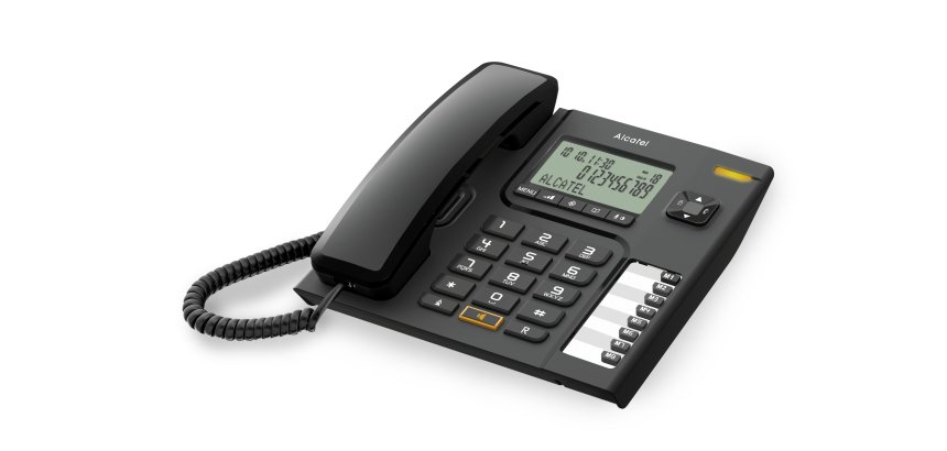 Teléfono Alcatel T76 Teléfono DECT Identificador de llamadas Negro