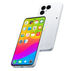 Fairphone The (Gen 6) 16 cm (6.31") Double SIM Android 15 5G USB Type-C 8 Go 256 Go 4415 mAh Blanc