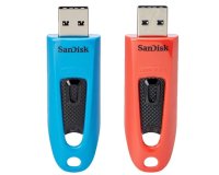 SanDisk Ultra lecteur USB flash 64 Go USB Type-A 3.2 Gen 1 (3.1 Gen 1) Bleu, Rouge