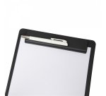Porte-bloc maul go a4 plastique recycle porte-stylo integre dans pince coloris    noir
