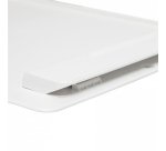 Porte-bloc maul go a4 plastique recycle porte-stylo integre dans pince coloris    blanc