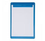 Porte-bloc maul go a4 plastique recycle porte-stylo integre dans pince coloris    bleu