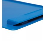 Porte-bloc maul go a4 plastique recycle porte-stylo integre dans pince coloris    bleu