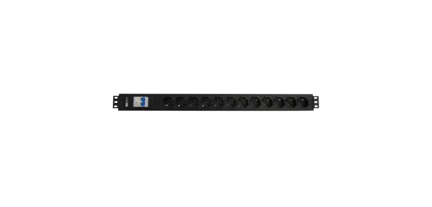 WP WPN-PDU-I02-12 unità di distribuzione dell'energia (PDU) 12 presa(e) AC 1.5U Nero