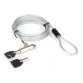 Hamlet XNBLOCK150KN cable lock Silver 1.5 m