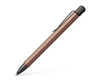 Stylo-bille faber castell hexo aluminium bronze