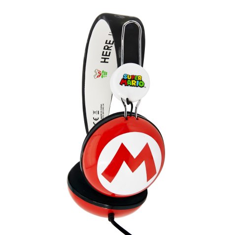 OTL Technologies Super Mario SM0654 cuffia e auricolare Cuffie Cablato A Padiglione MUSICA Multicolore