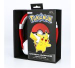 OTL Technologies Pokémon Pokéball Cuffie Cablato A Padiglione MUSICA Rosso