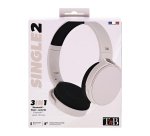 T'nB SINGLE 2 Casque Avec fil &sans fil Arceau Appels/Musique Bluetooth Rose