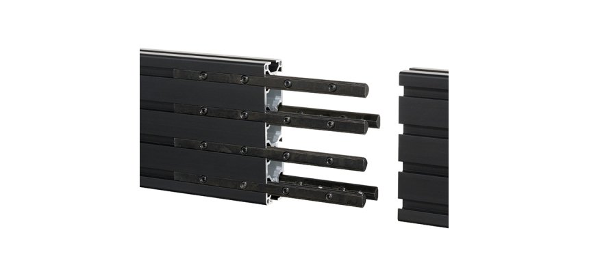 B-Tech BT8390-EXT/B accesorio para soporte de pantalla de señalización Raíl de montaje