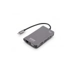 Urban Factory TCM16UF base para portátil y replicador de puertos Alámbrico USB 3.2 Gen 1 (3.1 Gen 1) Type-C Gris
