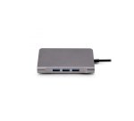 Urban Factory TCM16UF base para portátil y replicador de puertos Alámbrico USB 3.2 Gen 1 (3.1 Gen 1) Type-C Gris