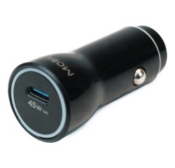 Mobilis 020017 chargeur d'appareils mobiles Smartphone, Tablette Noir Allume-cigare Charge rapide Auto