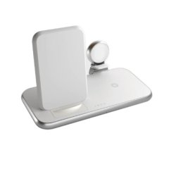 ZENS ZEDC15W/00 chargeur d'appareils mobiles Écouteurs, Téléphone portable, Montre Blanc Secteur, USB Recharge sans fil Charge rapide Intérieure