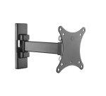 LINK Staffa A Muro 2 Snodi Per Monitor 14-27" Fino A Vesa 100X100 Orientamento Verticale E Orizzontale