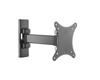 LINK Staffa A Muro 2 Snodi Per Monitor 14-27" Fino A Vesa 100X100 Orientamento Verticale E Orizzontale