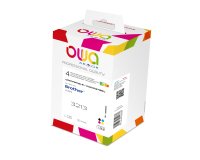 Pack de 4 cartouches d'encre remanufacturées OWA - standard - Noir Cyan Magenta Jaune - pour BROTHER LC-3213BK, LC-3213C, LC-3213M, LC-3213Y