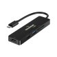 Tecnoware FHUB17693 laptop dock/port replicator USB 3.2 Gen 1 (3.1 Gen 1) Type-C Black