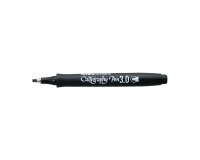 Marqueur artline calligraphie largeur trait 3mm pointe fibre encre base eau sans xylène prise ergonomique coloris noir