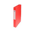 Boite de classement Exabox Dos 40mm Carte lustrée - A4 - Rouge