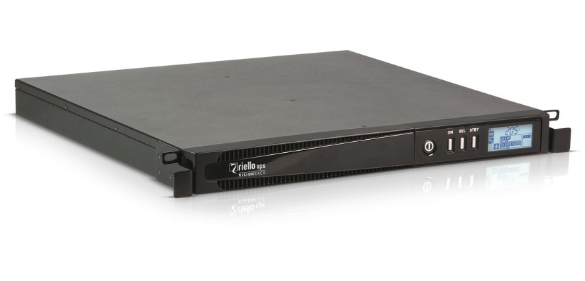 Riello Vision Rack sistema de alimentación ininterrumpida (UPS) 1,1 kVA 800 W 4 salidas AC