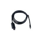 V7 Mini DisplayPort macho a HDMI macho, 2 metros, unidireccional desde DisplayPort color negro, máxima resolución de vídeo de 1080p