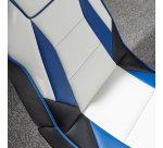 X Rocker 2021026 Video Game Chair Console Gaming Chair Upholstered Seat Black, Blue, White